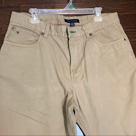 Tommy Hilfiger Men Timeless Khaki Straight Leg Relaxed Fit Pants - Picture 9 of 12